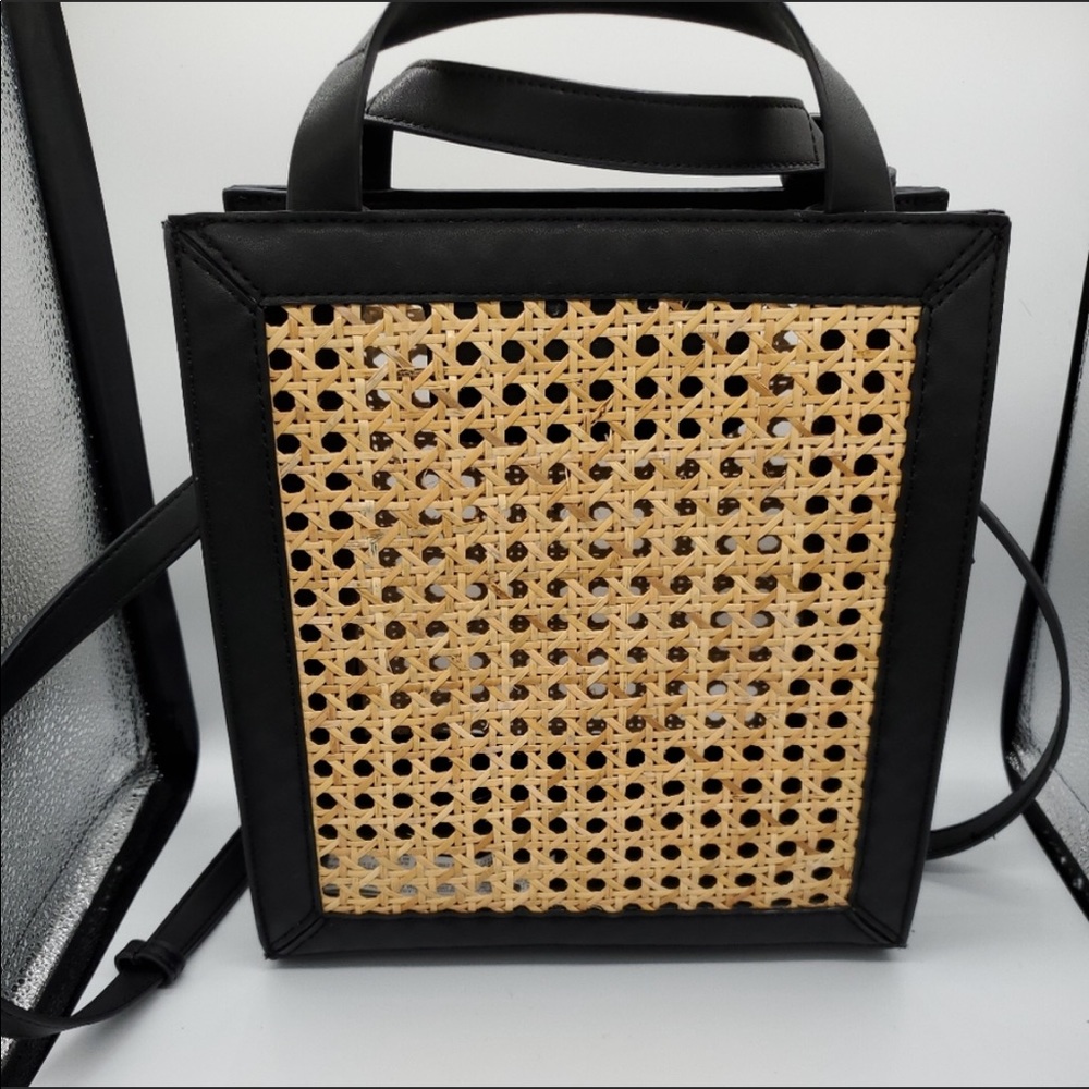 ZARA BASIC Basket Weave Crossbody